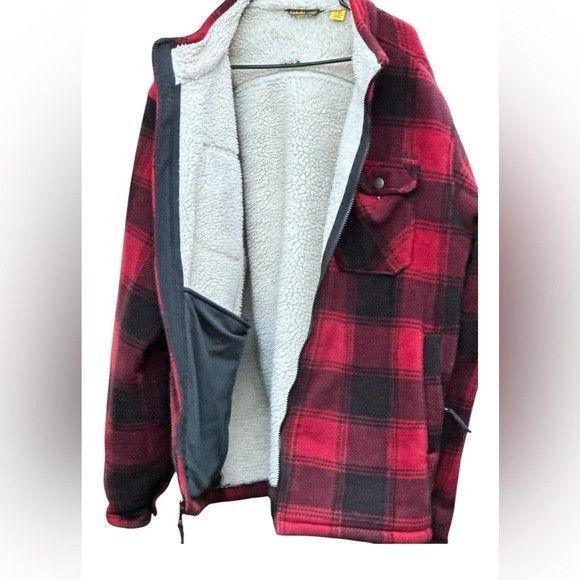 Cabelas Y2K Mens Sherpa Lined Hunting
BarnCoat Lumberjack Buffalo Plaid Sz XL - Picture 2 of 14